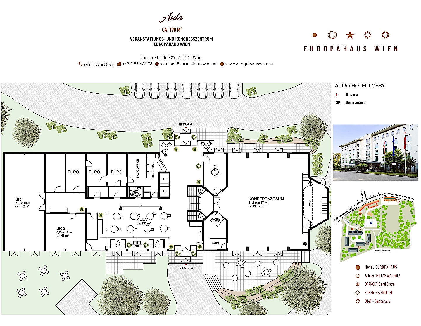 Aula Kongresshaus Plan