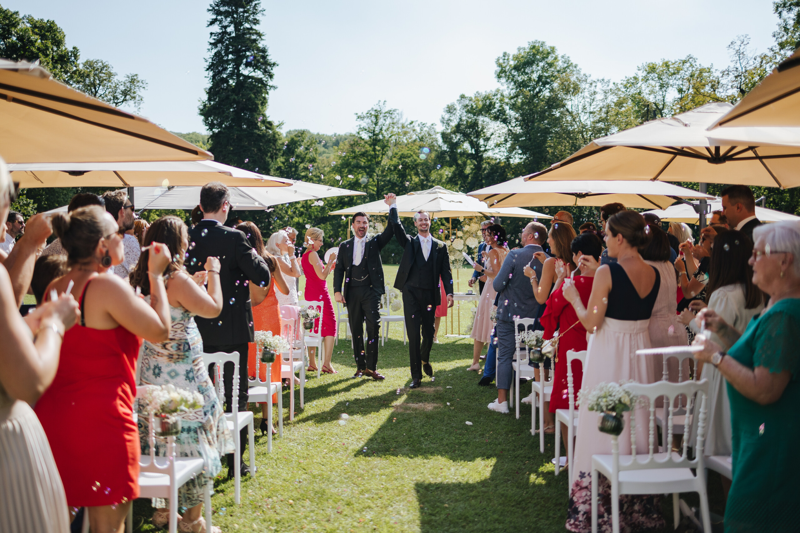 Europahaus Wien Schloss-Miller-Aichholz Hochzeit im Grünen