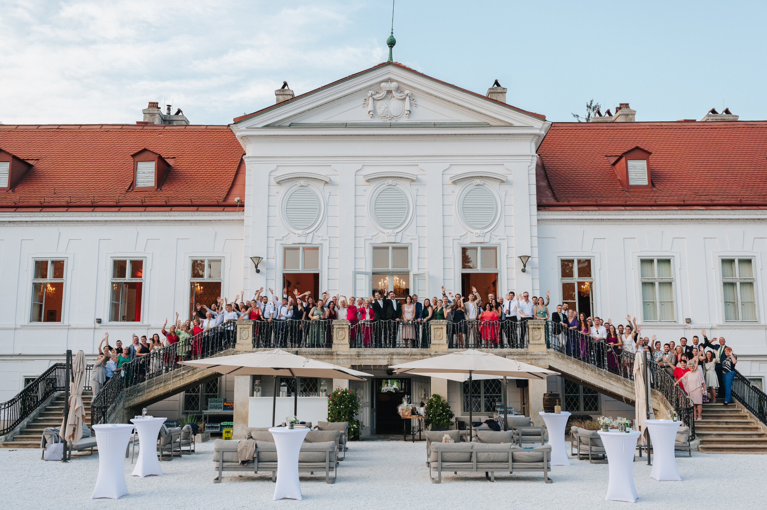 Europahaus Wien Schloss-Miller-Aichholz Stiege außen