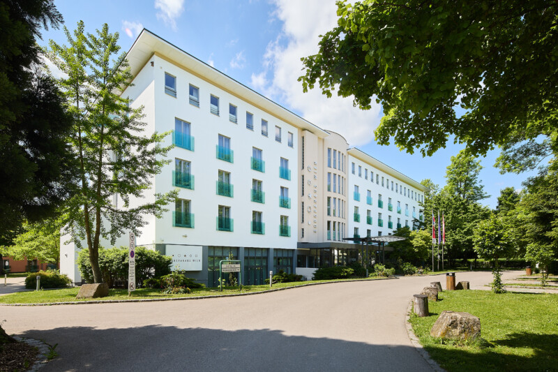 Hotel Einfahrt Außenansicht – Europahaus Wien 1140